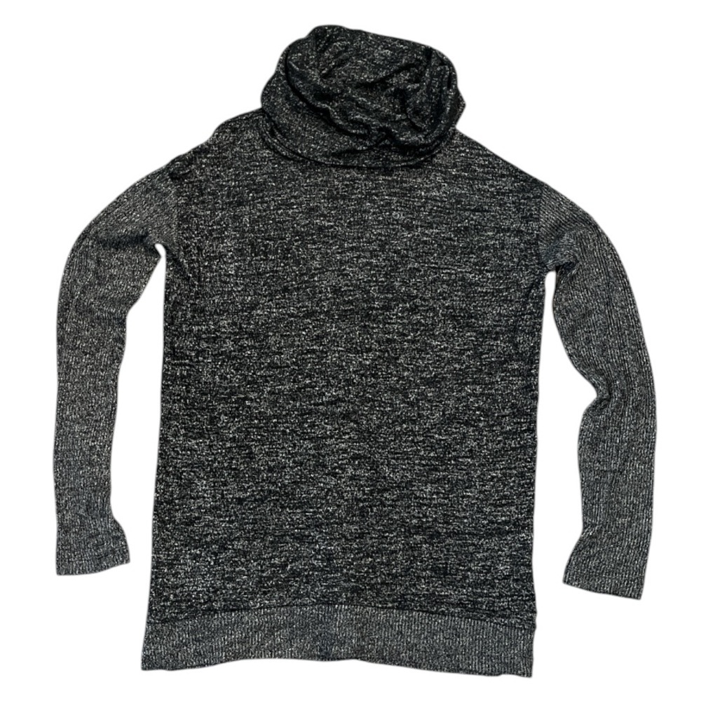 Women’s GAP XS Charcoal and Light Gray Tunic Sweater
